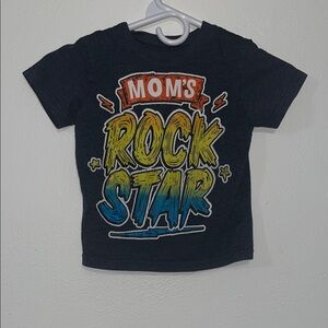 Garanimals Black 'Mom's Rock Star' Tee